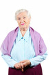 Grandmother. Isolated.
