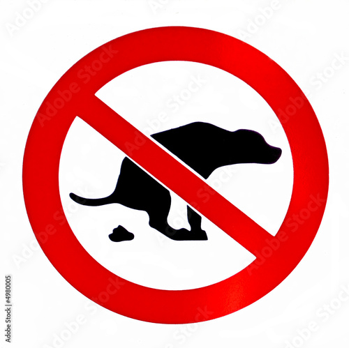 Illustration: No dog poop No dog poop