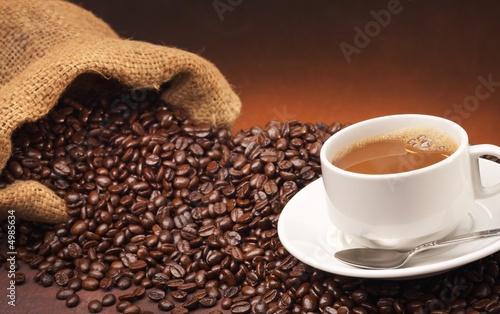 coffee and coffee beans