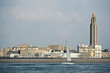 Clocher du Havre et voilier