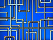 Seamless pattern with pipes Seamless pattern with pipes