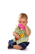 ten months baby with toys ten months baby with toys