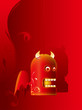 red new year devil