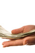 hand and money