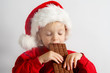 Little chocolate Santa