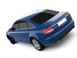 Blue Business-Class Car Blue Business-Class Car