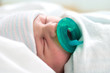 Newborn sleeping with pacifier Newborn sleeping with pacifier