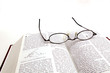 Glasses on Bible Glasses on Bible