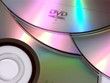 Many CD's isolated on the white background