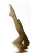 détente et jambes douces