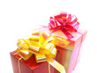  gifts in red and pink box