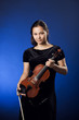 Girl vith violin