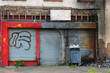 a run down shop fire damaged shop front a run down shop fire damaged shop front
