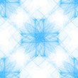 abstract blue and white snowflake background