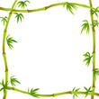 Cadre de bambou - Illustration