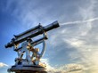 Stainless steel theodolite sculpture Stainless steel theodolite sculpture
