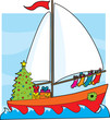 Christmas Sailboat Christmas Sailboat