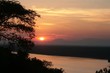 Sunset ower Kazinga canal, Uganda Sunset ower Kazinga canal, Uganda