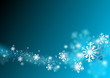Illustration: dearm flying snow flake in abstract blue background,xmas dearm flying snow flake in abstract blue background,xmas