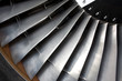 Aircraft jet engine detail