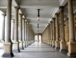 Colonnade in the famous spa resort Karlovy Vary aka Karlsbad