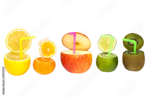 Photo: Colorful abstract fruit drink. Colorful abstract fruit drink.