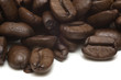 coffee beans on white background 