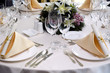 Wedding diner table