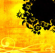 floral style backgrounds frame