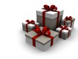 Christmas Present 3d gift box