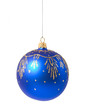 Blue christmas ball