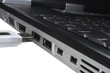 Laptop & USB flash drive