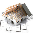 Images : maison charpente et plan F2