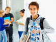Portait of young student