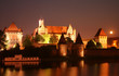Old Teutonic castle in Malbork, Poland