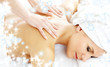 Photo: professional massage with snowflakes #2 professional massage with snowflakes #2