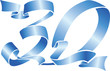 Illustration: 30 blue ribbon 30 blue ribbon