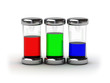 Containers with RGB ink