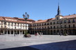 La plazza de la ville de Léon (Espagne)