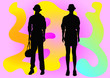 female silhouettes female silhouettes