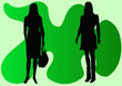 female silhouettes female silhouettes