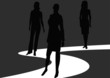 female silhouettes female silhouettes