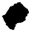 map of Lesotho map of Lesotho