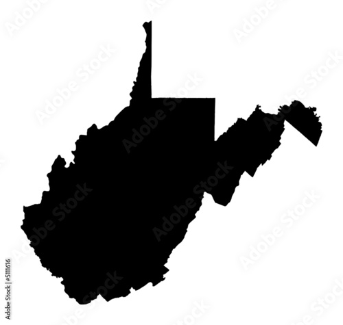 Map Of Virginia Usa. map of West Virginia, USA