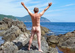 Nude Man on Seacoast 11
