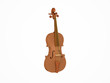 Baroque Violin Front 30 Degrees Computer Generated