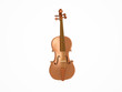 Baroque Violin Front 10 Degrees Computer Generated