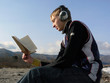 boy in headphones