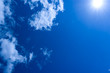 Himmel mit Wolken und Sonne