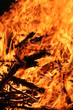 A red hot fire